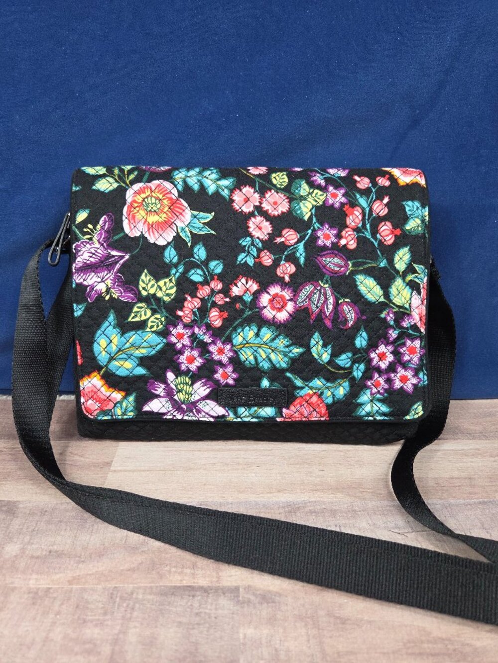 Vera Bradley Vines Floral Iconic Turnabout Crossbody